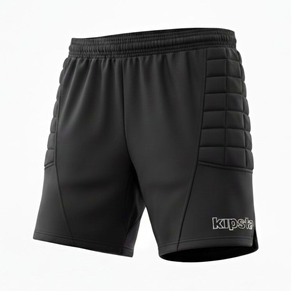 Kipsta Decathlon Mens XL/EU XXL Padded Hip Soccer Goalkeeper Goalie Shorts Black